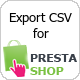 module export catalogue PrestaShop