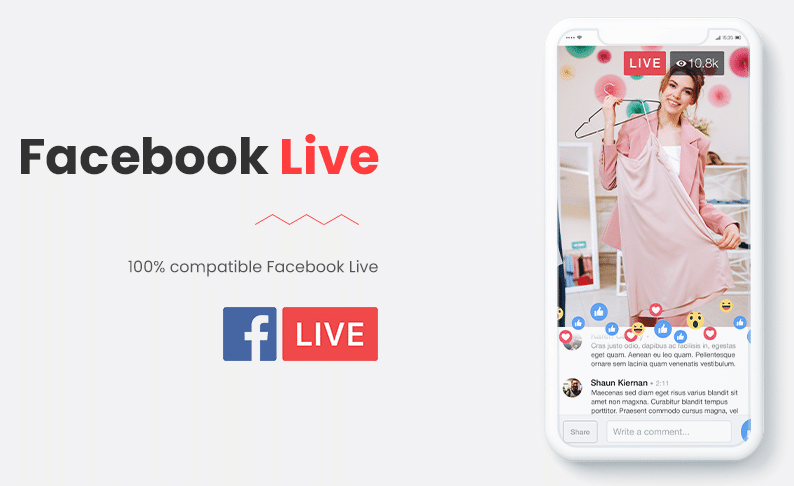 facebook shopping live