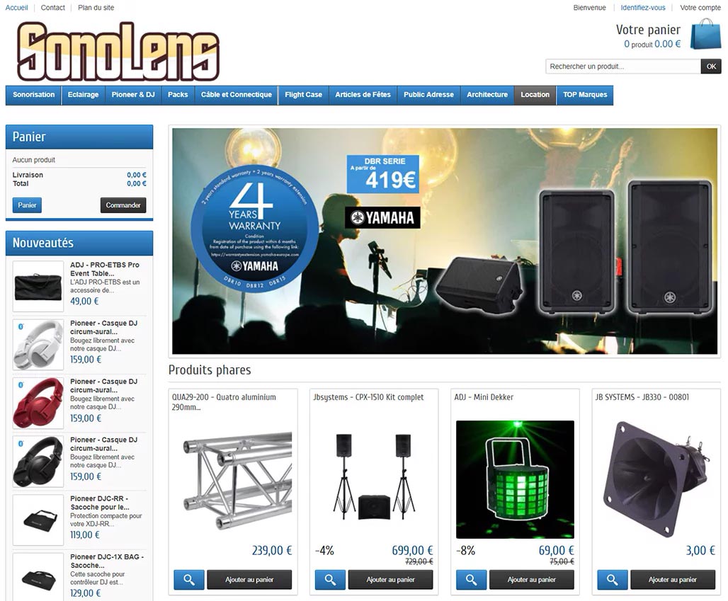 sonolens_prestashop